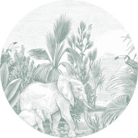 Naklejka dżungla Esta 159087 Forest Friends śr. 140cm