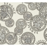 Tapeta głowy Meduzy - Logo Versace 38610-2 Versace V