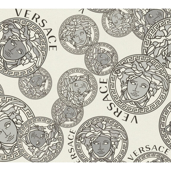 Tapeta głowy Meduzy - Logo Versace 38610-2 Versace V