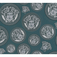 Tapeta głowy Meduzy - Logo Versace 38611-1 Versace V