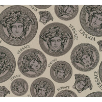 Tapeta głowy Meduzy - Logo Versace 38611-2 Versace V
