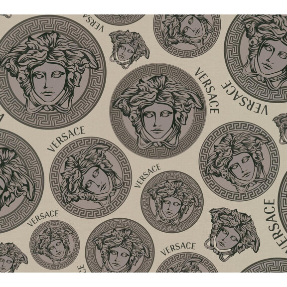Tapeta głowy Meduzy - Logo Versace 38611-2 Versace V