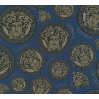Tapeta głowy Meduzy - Logo Versace 38611-3 Versace V