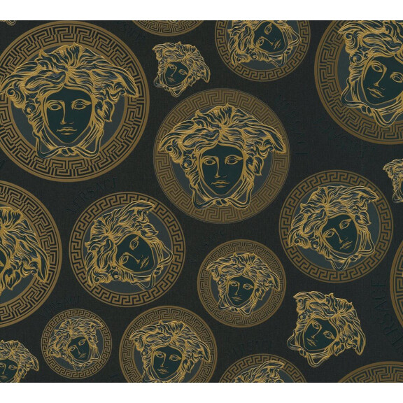 Tapeta głowy Meduzy - Logo Versace 38611-7 Versace V