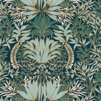 Tapeta roślinny ornament Casamance 75733568 Chardon Square Jasmin
