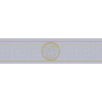Border logo Versace i greckie meandry 93522-5 Versace V
