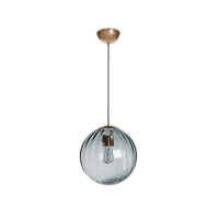 Lampa wisząca Arran Grey Old Brass Famlight