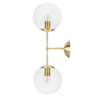 Kinkiet podwójny Bacan Riesco Wall Double Transparent Famlight