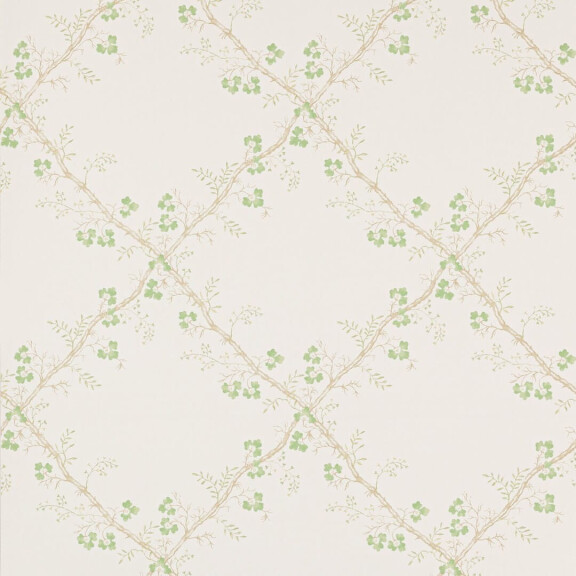 Tapeta roślinna kratownica Colefax and Fowler W7008-02 Trefoil Trellis Small Design Wallpapers II