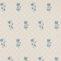 Tapeta kratownica i kwiatki Colefax and Fowler W7010-01 Berkeley Sprig Small Design Wallpapers II
