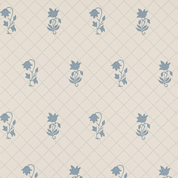 Tapeta kratownica i kwiatki Colefax and Fowler W7010-01 Berkeley Sprig Small Design Wallpapers II