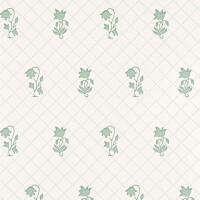 Tapeta kratownica i kwiatki Colefax and Fowler W7010-03 Berkeley Sprig Small Design Wallpapers II