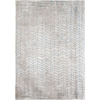 Niebiesko Biały Dywan Louis De Poortere w Jodełkę - TRIBECA BLUE 8927