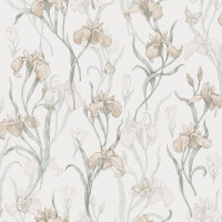 Tapeta kwiaty Sandberg S10135 Iris Powder Pink Huset i Solen