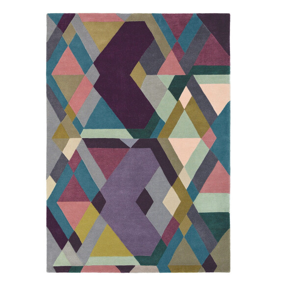 Kolorowy Dywan Ted Baker Geometryczny - MOSAIC LIGHT PURPLE 57605