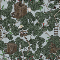Tapeta domek na drzewie Rebel Walls R18014 Treehouse Summer Dreamland