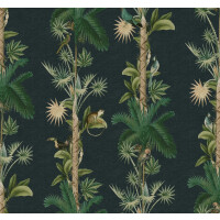 Tapeta tropikalna Rebel Walls R18102 Monkey Island Night Dreamland