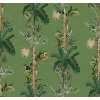 Tapeta tropikalna Rebel Walls R18103 Monkey Island Tropical Dreamland