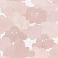 Tapeta chmurki Rebel Walls R18141 Happy Clouds Pink Dreamland