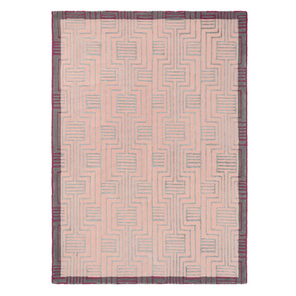 Różowy Dywan Ted Baker Geometryczny - KINMO PINK 56802