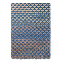 Nowoczesny Dywan Ted Baker o abstrakcyjnym wzorze - MOSQUERADE BLUE 160008