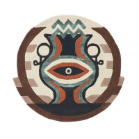 Nowoczesny Okrągły Dywan Ted Baker w Znak Zodiaku Wodnik - ZODIAC AQUARIUS 162105