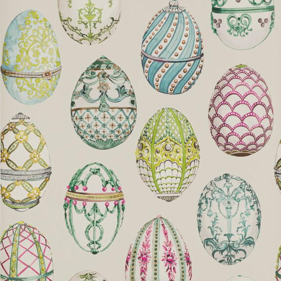 Tapeta jajka Fabergé Manuel Canovas 03112-01 Anastasia Papier Peints vol.8