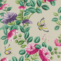 Tapeta w kwiaty i liście Manuel Canovas 03113-01 Nankin Papier Peints vol.8