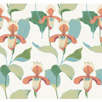 Tapeta Kwiaty York NV5526 Lady Slipper Modern Heritage