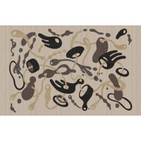 Tapeta drewniane kształty Wall&Deco WDOR2202 Organic Contemporary 2022