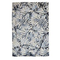Dywan Liście BOTANICA Blue Handmade Collection Carpet Decor Fargotex