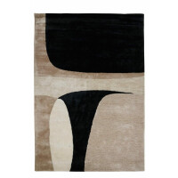 Dywan Geometryczny JAZZ Beige Handmade Collection Carpet Decor Fargotex