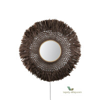 Kinkiet Boho Mirror Brown 132706 Globen