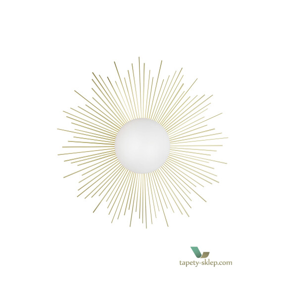 Kinkiet/Lampa sufitowa Soleil Brushed Brass 237165 Globen