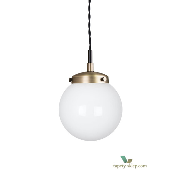 Lampa wisząca Alley Mini Antique Brass/White 240751 Globen