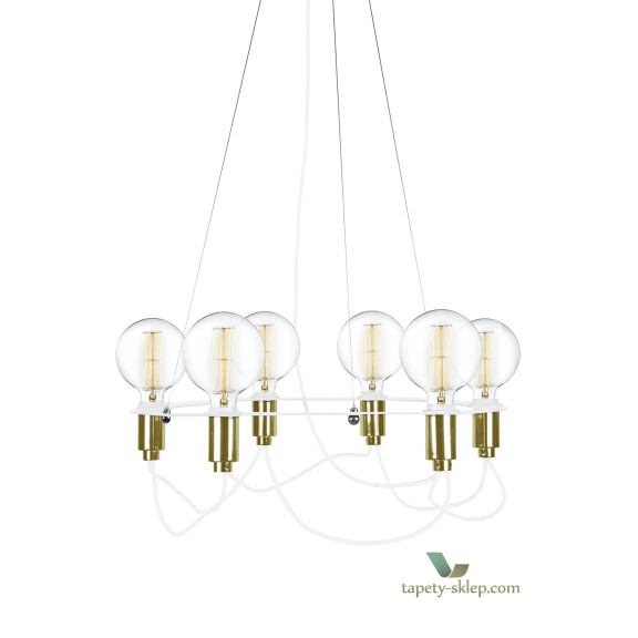 Lampa wisząca Cables White 256908 Globen