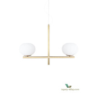 Lampa wisząca Gemini Brushed Brass 257665 Globen