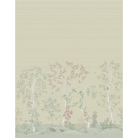 Mural drzewa Sizal Cole & Son Seasonal Woods Grasscloth 120/6019G The Gardens (zestaw 2 rolek)