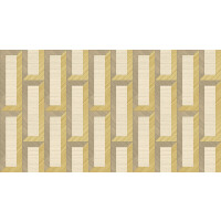 Tapeta naturalna prostokąty efekt 3D Arte 72720 Biseau Marqueterie
