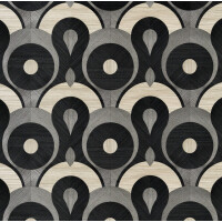 Tapeta geometryczna okręgi i łuki Arte Moooi MO4010 Queen Cobra Memento Moooi