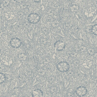 Tapeta botaniczna Sandberg S10227 Caroline Indigo Blue Villa Dalaro II