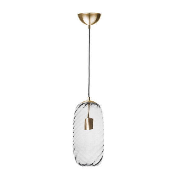Lampa wisząca Famlight Chloe Mosiądz Złota
