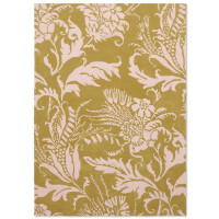 Żółty dywan w kwiaty BAROQUE YELLOW 162906