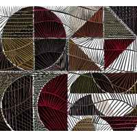 Fototapeta pod prysznic geometryczna retro Wall&Deco WET_CB2202 A Comforting Balance WET SYSTEM 2022