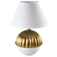 Elegancka lampa stołowa złota Pralines T01282BR Cosmo Light