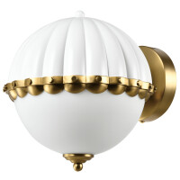Elegancki kinkiet w stylu vintage biały Pralines W01237WH Cosmo Light