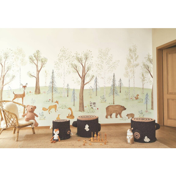 Mural las ze zwierzętami Casadeco OUAT 88547612 L The Enchanted Forest Full Once Upon A Time