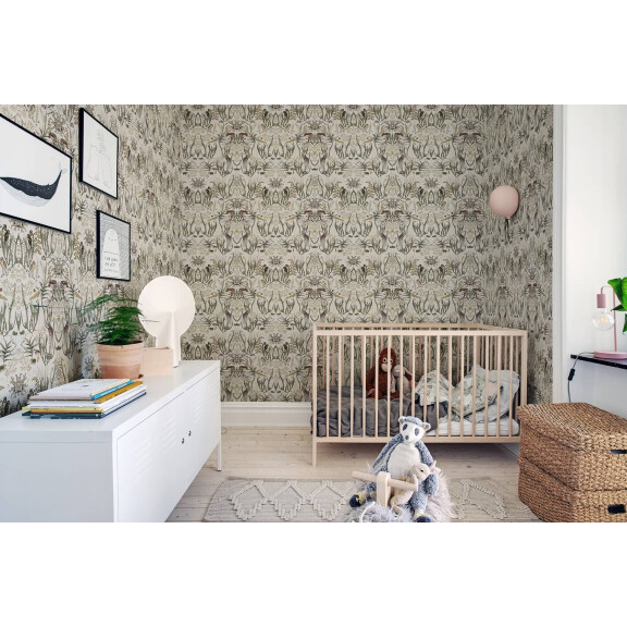 Fototapeta zaczarowany las mini Rebel Walls R19395 The Swedish Forest Mini White Rebel Favorites