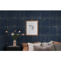 Fototapeta płytki Rebel Walls R19295 Kintsugi Dark Blue Imperfections