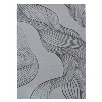 Dywan nowoczesny w linie szary LIPARI GRAY Carpet Decor Magic Home